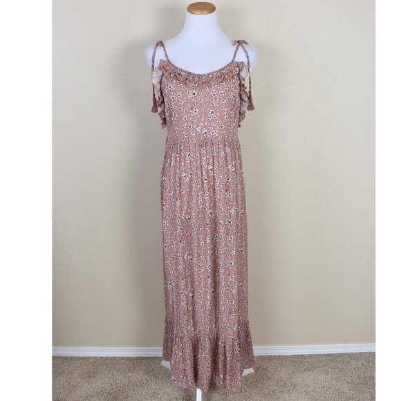 Storia Dresses & Skirts - Storia Mauve Floral Maxi Dress NEW